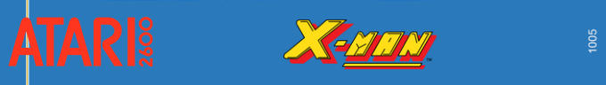 X-man logo for Atari 2600